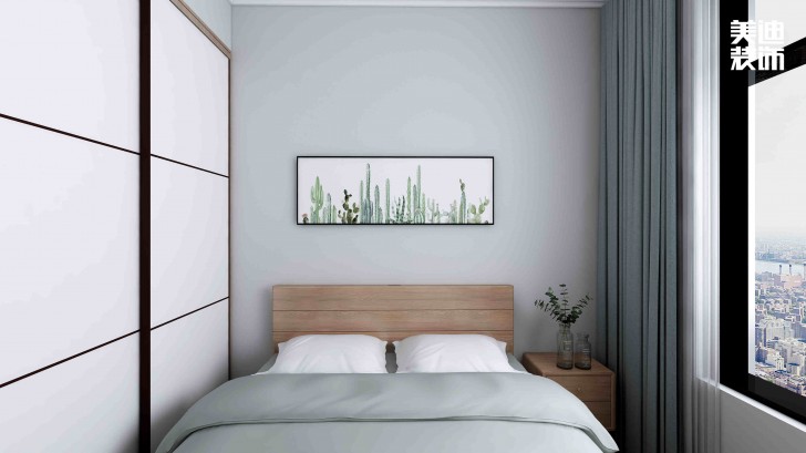 清溪川9號(hào)140㎡日式風(fēng)格案例效果圖-臥室