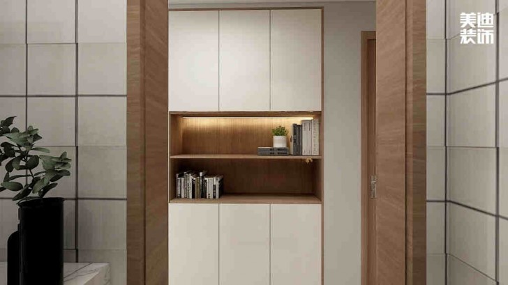 清溪川9號(hào)140㎡日式風(fēng)格案例效果圖-過(guò)道