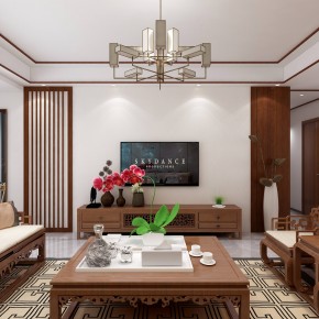 合能楓丹麗舍140㎡中式風(fēng) ...