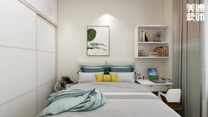 合能楓丹麗舍140㎡中式風(fēng)格案例效果圖—臥室