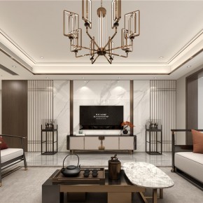 華都202㎡新中式輕奢風(fēng)格 ...