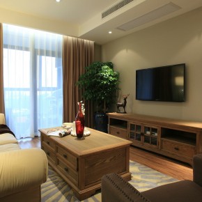 南國(guó)嘉苑140㎡簡(jiǎn)美風(fēng)格裝 ...