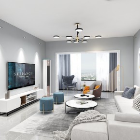 天麓尚層120㎡現(xiàn)代簡(jiǎn)約風(fēng) ...