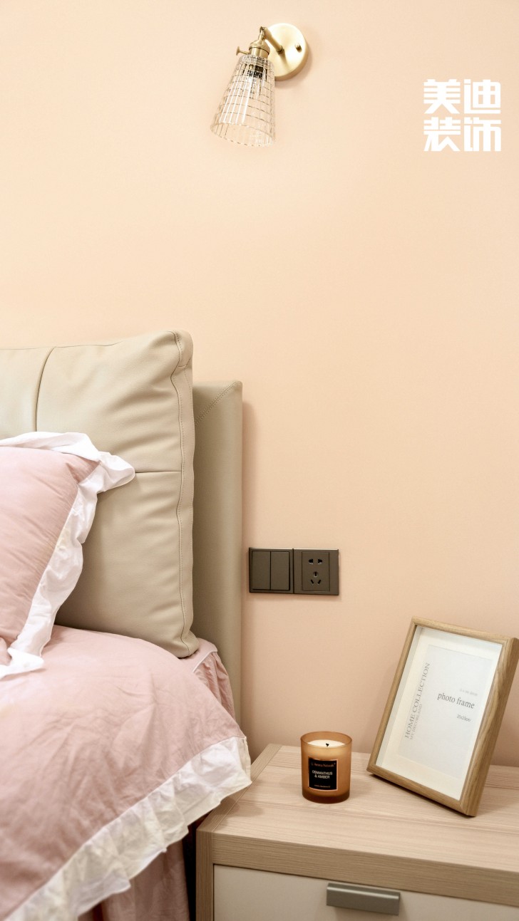  長(zhǎng)房云時(shí)代109㎡北歐混搭風(fēng)裝修案例效果圖 -主臥