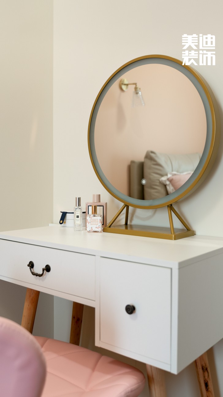  長(zhǎng)房云時(shí)代109㎡北歐混搭風(fēng)裝修案例效果圖 -主臥