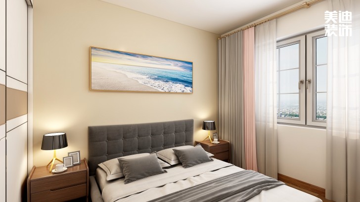 中鐵西江悅108㎡現(xiàn)代風(fēng)裝修案例效果圖-客廳