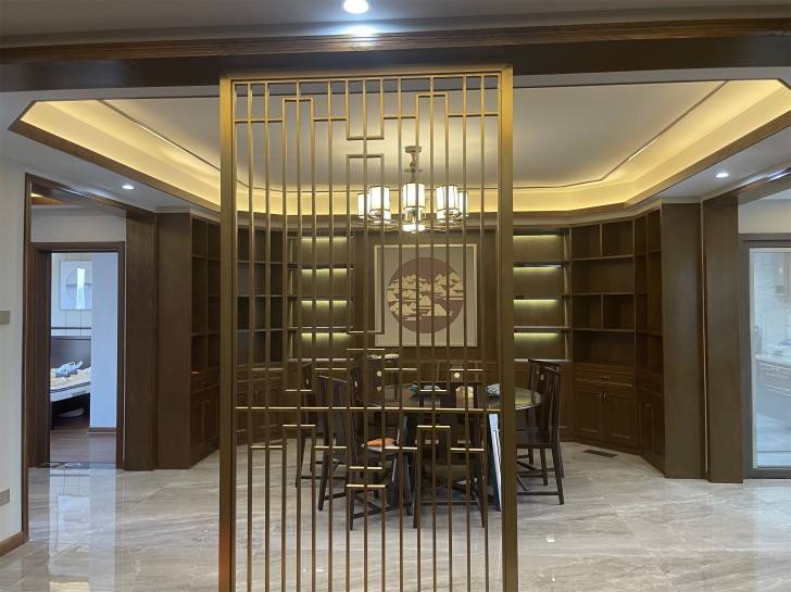 長沙裝修公司-萬國府260㎡新中式