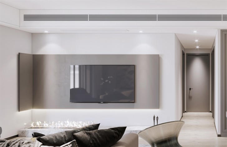 長(zhǎng)沙保利國(guó)際廣場(chǎng)130平現(xiàn)代極簡(jiǎn)風(fēng)格-長(zhǎng)沙裝修公司美迪裝飾