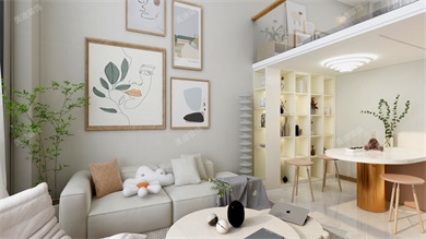 運(yùn)達(dá)錦繡61㎡公寓全房全景 ...