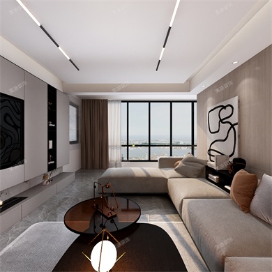 保利金香檳144㎡全房全景 ...