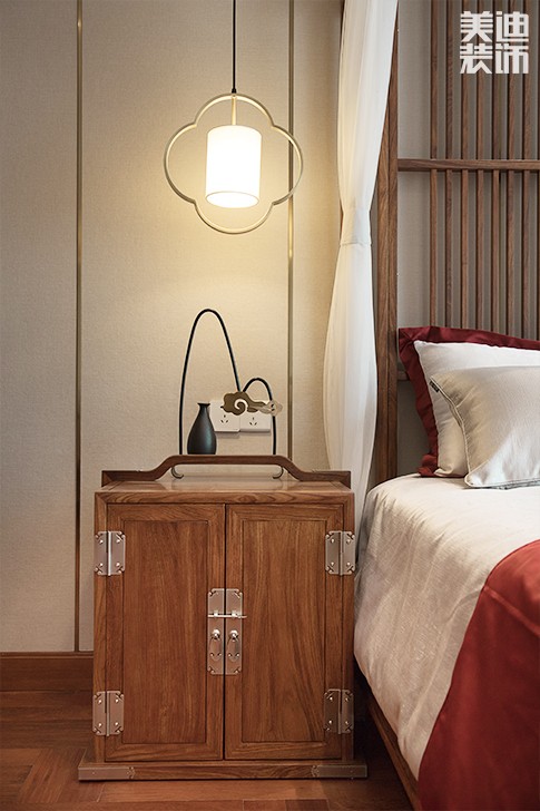 青竹園·曦園 295㎡書(shū)香之家，新中式裝修實(shí)拍圖--臥室