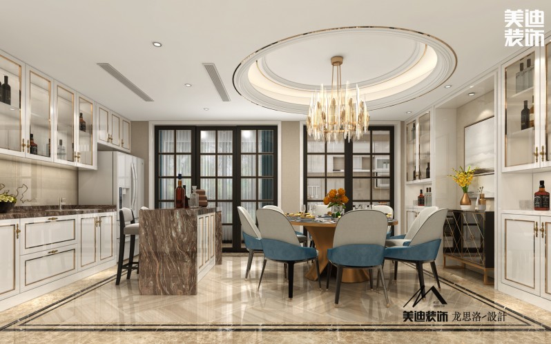 港式輕奢風(fēng)格裝修圖片