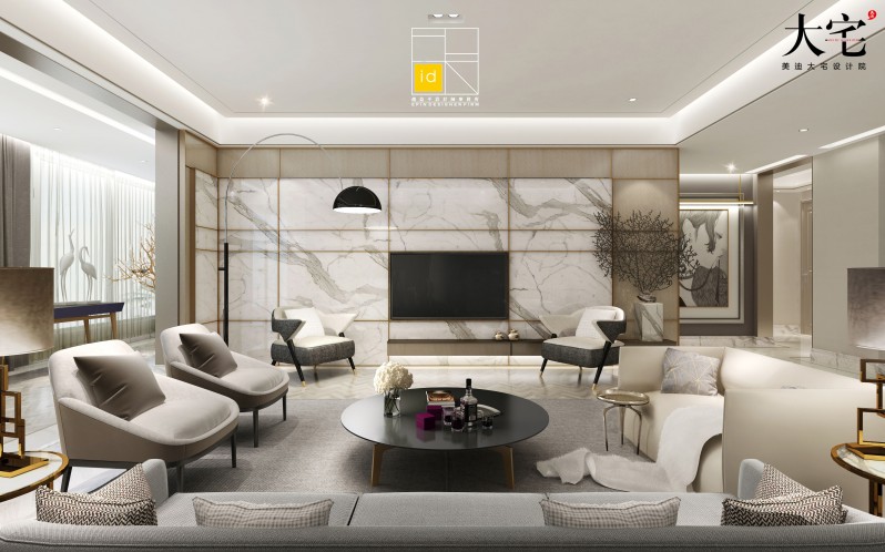 港式輕奢風(fēng)格裝修圖片