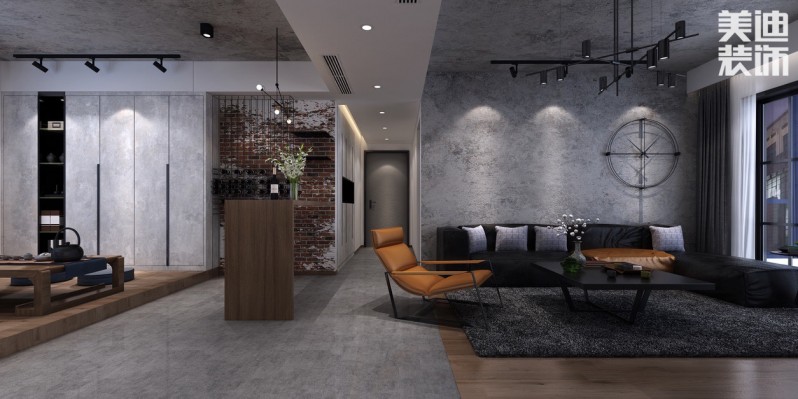 工業(yè)風格裝修效果圖