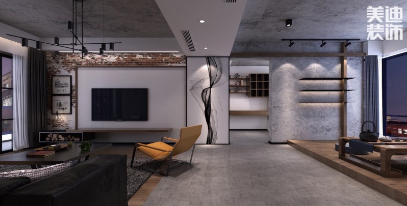 工業(yè)風格裝修效果圖