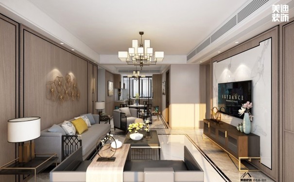 新中式裝修效果圖大全欣賞，聽說客廳這么裝修美呆了！